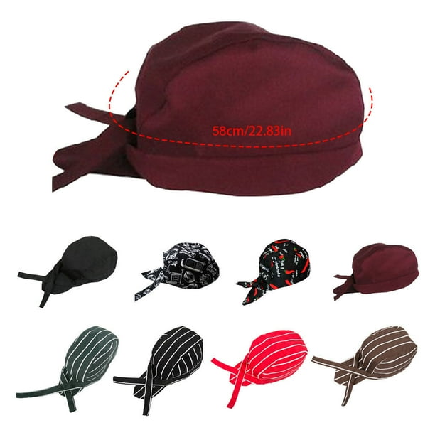 Gorros De Chef Desechables - Pack De 2, Algodón Y Malla, Transpirables, Para Cocina, Panadería, Hoteles, Unisex