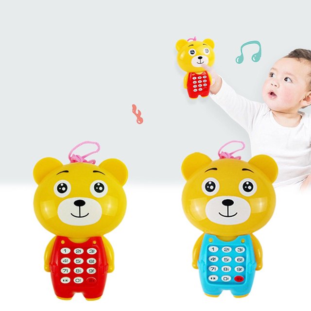 IMENGL Early Education Learning Machine Cartoon Animals Music Phone Toy Early Education Learning Machine Puzzle Science Teaching Toy For Children Early Classifying,Education Materials,Humanizing Edu
