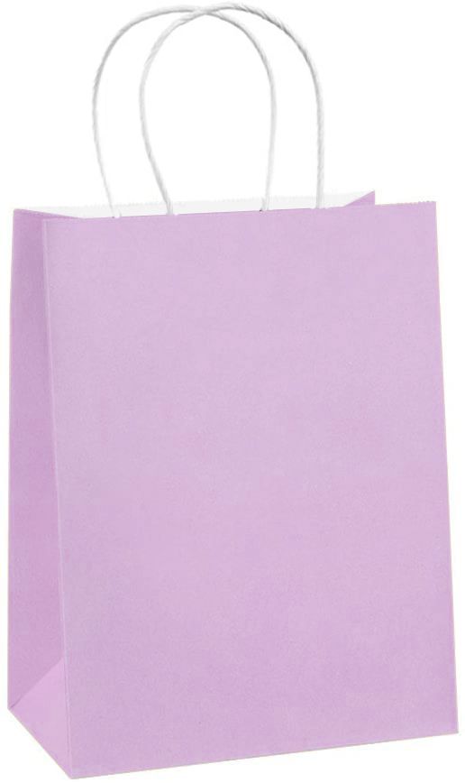 Purple and brown reusable gift bag