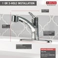 thumbnail image 2 of Collins Single Handle Pull-Out Kitchen Faucet in Chrome 4140-DST, 2 of 7