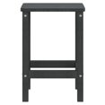 thumbnail image 2 of vidaXL Garden Adirondack Table Anthracite 38x38x46 cm HDPE, 2 of 4