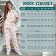 thumbnail image 5 of Kuiaobaty Butterfly Print Scrubs for Women Wrinkle Resistant Nurse Scrubs with 6 Pockets Medical Uniforms for Vet Dental Staff, Pink, 5 of 5