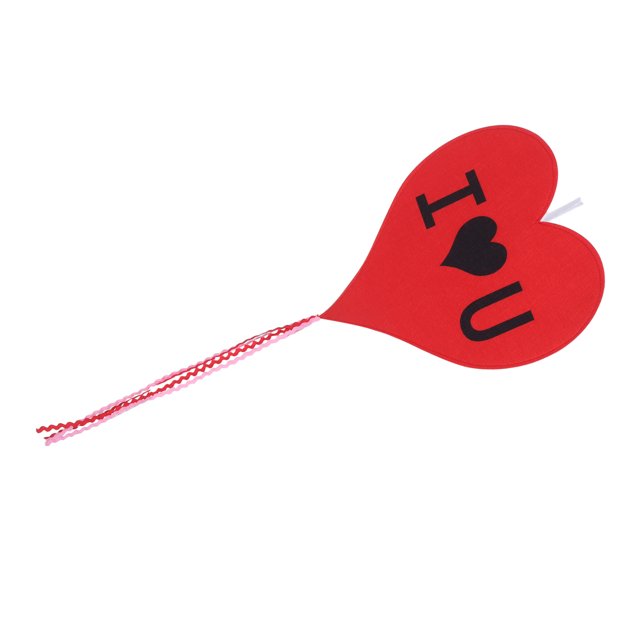 unbranded Flag De Con Corazón Para San Valentín Con De Colgar Fácil Y Material Duradero