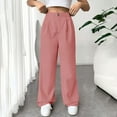 thumbnail image 5 of Diufon Women's Suit Pants High Waisted Wide Leg Loose Dressy Trousers Trendy Versatile Office Work Pant, 5 of 7