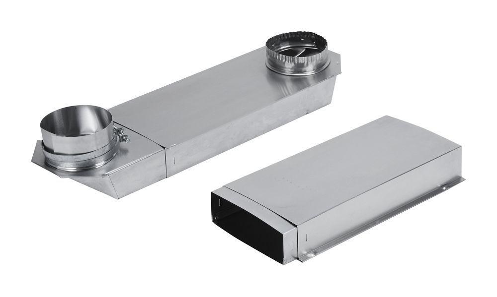 Adjustable Aluminum Periscope Dryer Vent - 0-5in Telescoping Duct For Tight Spaces