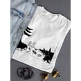 thumbnail image 3 of Human Tracks T-Shirt Women -Wilfred Hildonen Designs, Female Medium, 3 of 4