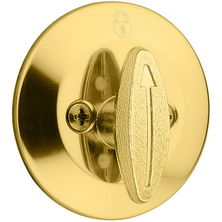 Kwikset 663 Security Series One Sided Deadbolt without Back (Best High Security Deadbolt)