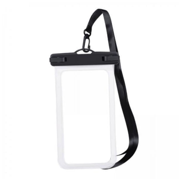 Funda para teléfono,Funda universal impermeable para teléfono con cordón,Funda impermeable IPX8 con carcasa subacuática,bolsa seca,Bolsa multiusos con cordón táctil de pantalla