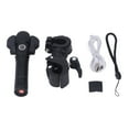 thumbnail image 1 of USB Rechargeable Flashlight, Triple Head Flashlight High Brightness Shock Resistant  For Cycling, 1 of 8