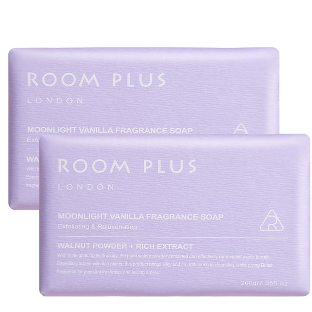 Jabón de barra con fragancia YESUN Big Brick of Bath Soap (paquete de 2 14 onzas) ROOMPLUS-Jabón natural con aroma floral hecho con aceites orgánicos para rostro, cuerpo y cabello, hidratante, piel se