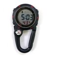 thumbnail image 1 of Reloj con hebilla de alpinismo con pantalla digital, luminoso, multifuncional, electrónico, para colgar, para trabajar, estudiar, cronógrafo, despertador, brújula, reloj de cintura, 1 of 6