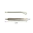 thumbnail image 4 of (4 pack) Scunci Original Open Oval No-Slip Grip Neutral Bobby Pins for Daily Simple Styling Across All Hair Types (Colors Vary), 6 Count, 4 of 13