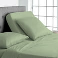 thumbnail image 2 of HNB Store Top Split Flex Sheet Set for Adjustable Bed 28" Split Head Cal King Moss 600 TC Egyptian Cotton fits upto 18" Deep Pocket, 2 of 8