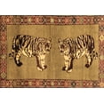 thumbnail image 1 of Ahgly Company Indoor Rectangle Persian Brown Traditional Area Rugs, 5' x 8', 1 of 4