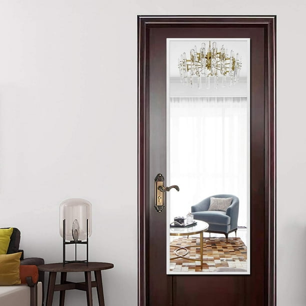 Neutype 51x16 Inch Full Length Mirror, Door Mirror Matte Metal Frame