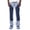 Light Blue_#03, variant on Mens Stretch Denim Work Pants Layered Patchwork Utility Jeans Straight Leg Japanese Retro Long Trousers for Fall with Pockets,S