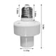 thumbnail image 3 of Casquillo Inteligente E27 con Control Remoto | Portalamparas con Temporizador Inalámbrico On-Off para Bombillas LED/Incandescentes/Ahorro de Energía | Alcance de 30m | Paquete de 1 | Blanco | PC, 3 of 9