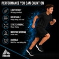 thumbnail image 5 of RBX Boys Athletic Outfit Short Set Performance Shirt and Basketball Shorts for Boys 2 Piece, 5 of 7