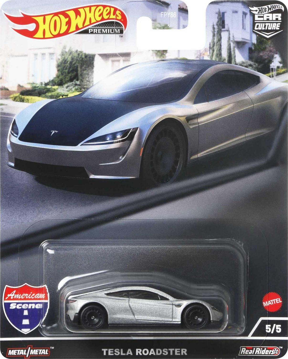 Hot Wheels Car Culture Circuit Legends Tesla Roadstar Safari Vehicle for 3 Years Old & Up