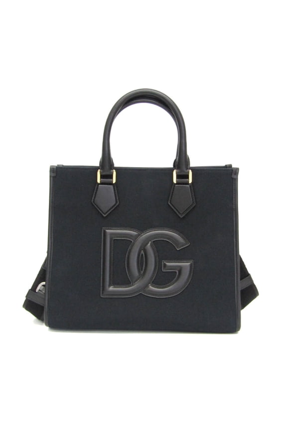 Pre-Owned Dolce & Gabbana DG Logo Shopping Bag BM2012 AA451 Women's Canvas,Leather Shoulder...
