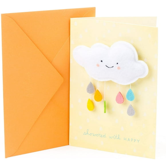 Hallmark Signature New Baby Greeting Card, Happy Cloud