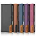 thumbnail image 5 of Business Flip Wallet Leather Case For Samsung S25 Edge S24 Ultra S23 FE S22 Plus S21 A36 A56 A26 A25 A15 A16 A05S A23 A13 A14 A54 A53 A55 A52 A35 A34 A33 A71 A51 Magnetic Cards Solt Shockproof Cover, 5 of 9