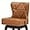 Yellowish-brown, variant on Dycanpo 26" Swivel Bar Stool Set of 2 with Upholstered Back, for Home Kitchen, Black