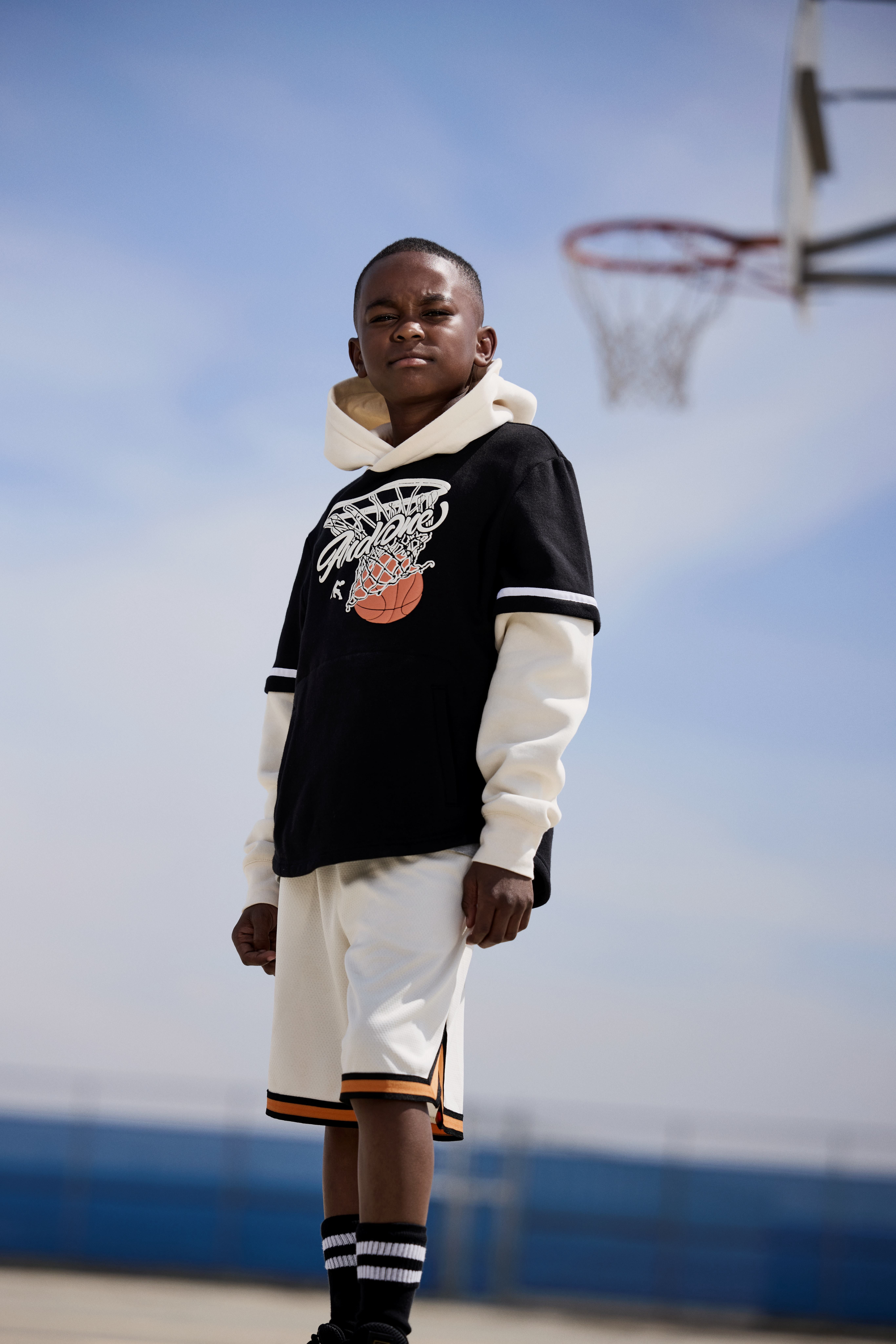 AND1 Boy's Clean Break Fleece Hoodie, Sizes 4-18