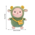 thumbnail image 3 of Mochila de peluche para dormir con forma de muñeca de cordero para niños, 3 of 4