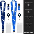 Set De Lanyards Cruise Et Porte-Badge - 2 Pack Pour Cartes De Bateau Et