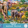 thumbnail image 2 of Ceaco - Wild Assortment - Elephant Family - 1000 Piece Interlocking Jigsaw Puzzle, 2 of 5