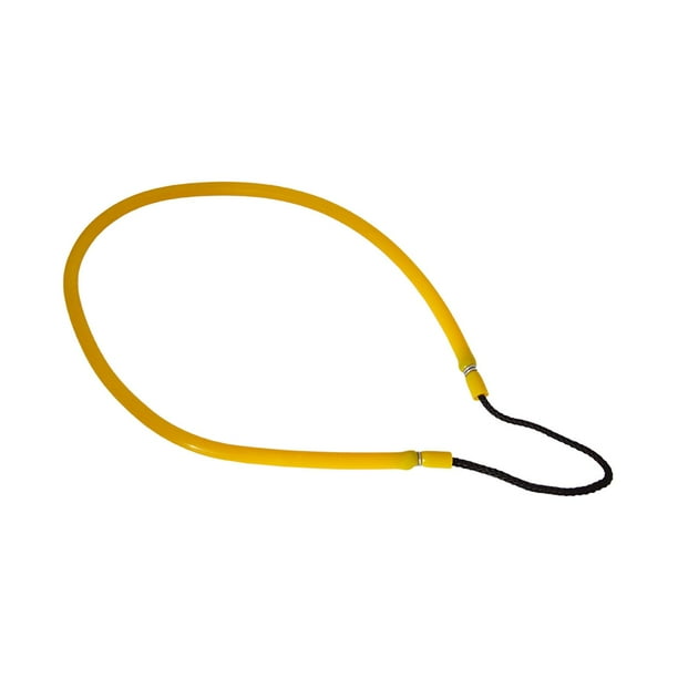 Accesorios de equipo de lanza de poste de duradero arco de pesca de hielo de Amarillo Sunnimix Cordón de choque de fusil