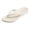 Beige, variant on Rokment Women's Men's Thick Sole Flip Flops Non-Slip Cushioned Beach Pool Water Slide Sandals Comfortable Orthopedic Summer Thong Slippers Beige Size 6