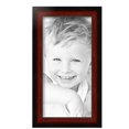 thumbnail image 2 of ArtToFrames 8" x 16" Honors Mahogany with Black Picture Frame, 8x16 inch Brown Wood Poster Frame (WOM-5154), 2 of 7