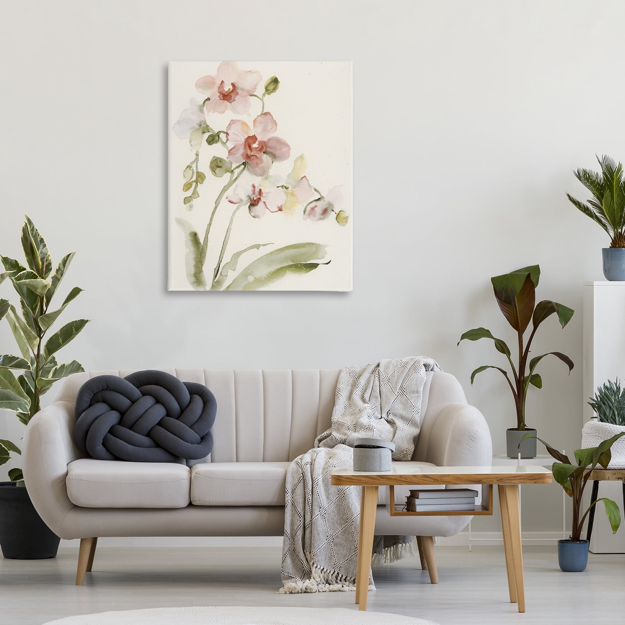 Stupell Industries Gentle Pink Orchid in Bloom Canvas Wall Art, design by Victoria Barnes