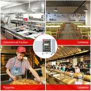 Food Warming Cabinet - Hot Box Food Warmer, Multifunctional Storage, Stainless Steel, Excellent Insulation, 850W Cabinet, Water Tray, Restaurant Grade,Single Door,4th Floor