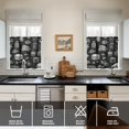 thumbnail image 4 of Kitchen Food Cooking Chef Kitchen Curtains and Valances Set - 3 Piece Kitchen Curtains Sets with Valance for Windows Rod Pocket Machine Washable Kitchen Decor Decorations (54"x18"+2x27.5"x24"), 4 of 6