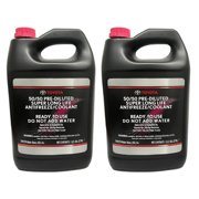 set of 2 toyota-scion engine coolant / antifreeze genuine 00272sllc2