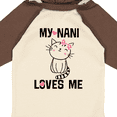 thumbnail image 4 of Inktastic My Nani Loves Me Girls Girls Long Sleeve Baby Bodysuit, 4 of 5