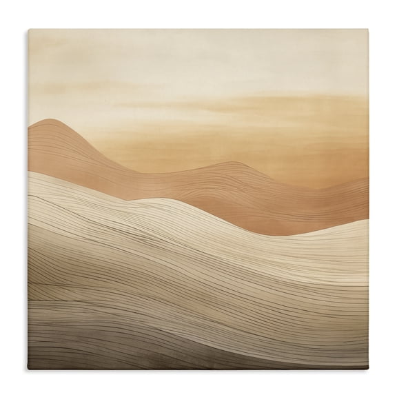 Stupell Industries Contemporary Ombre Desert Dunes Canvas Art, 17 x 17, by Irena Orlov