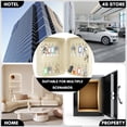 thumbnail image 4 of NUAHRHY Key Box 20 Key Capacity Key Cabinet Box Wall Mount Key Storage Box Iron Key Organizer Box Impact Resistant 16×7.5×20cm, 4 of 6