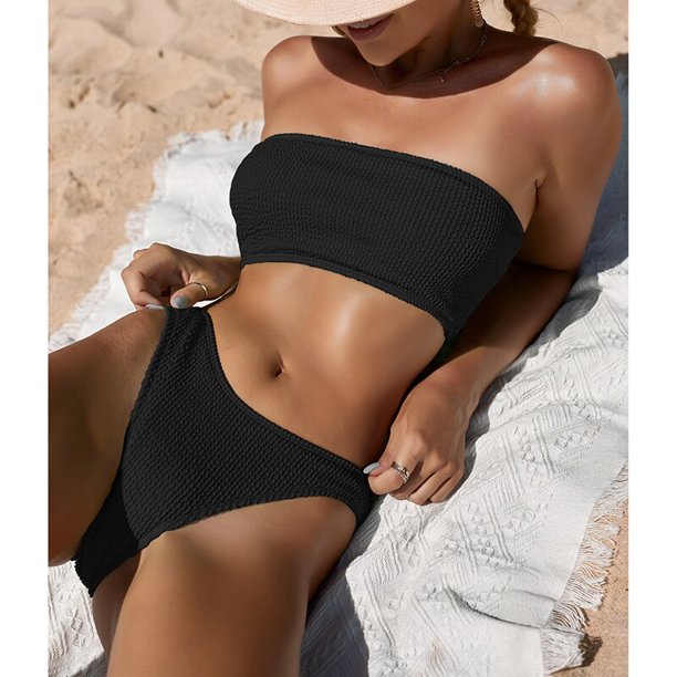 Riseado Sexy Bikini traje de baño mujer 2023 traje de baño texturizado un hombro verano biquinis ropa de playa trajes de baño Tan Jianjun unisex