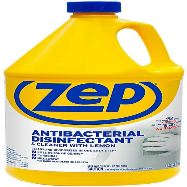 Zep Antibacterial Disinfectant Cleaner ZUBAC128 (Case of 2)