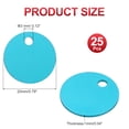 thumbnail image 2 of Uxcell Metal Round Stamping Blanks Tags for Engraving and Crafting Projects Lake Blue 0.8", 2 of 7