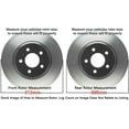 thumbnail image 4 of Detroit Axle - RWD Brake Kit for 2004-2006 Mercedes-Benz E500, Disc Brake Rotors Ceramic Brake Pads: 12.28" Front & 11.81" Rear, 4 of 10