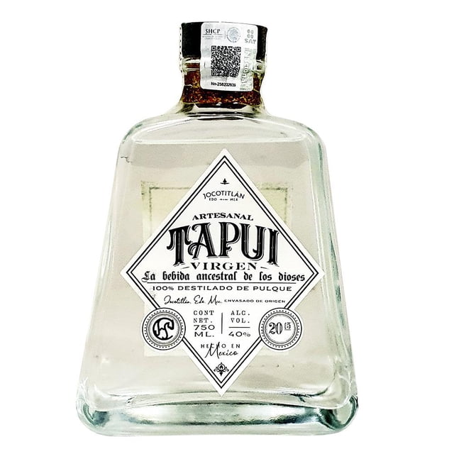 Destilado De Pulque Artesanal Tapui 750ml Tapui Destilado de Pulque