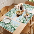 thumbnail image 5 of White Floral Vases Placemats Set of 4 Tulip Spring Flowers Blue Place Mats Indoor Wipeable Table Mats Washable Cloth Dining Table Placemats for Kitchen Holiday Party Home Decor 13x19 Inch, 5 of 9