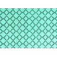 thumbnail image 1 of Ahgly Company Indoor Rectangle Solid Turquoise Blue Modern Area Rugs, 7' x 9', 1 of 4