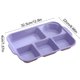 thumbnail image 3 of Yhmxh Utensilios de cocina Platos divididos, bandeja, vajilla para cenas, restaurantes, fiestas familiares y cocinas. Apto para microondas y lavavajillas. Muebles para cocina Accesorios de cocina, 3 of 6