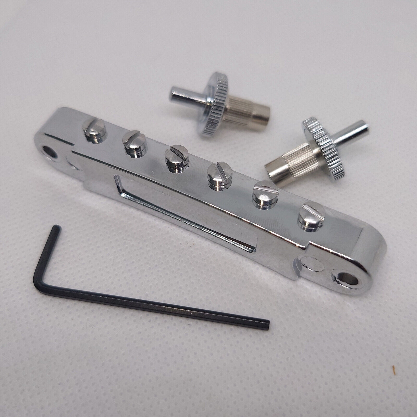 Chrome Tune-O-Matic ABR-1 JB Guitar Bridge for LP, SG, Fly V Electric Guitars Replacement Parts